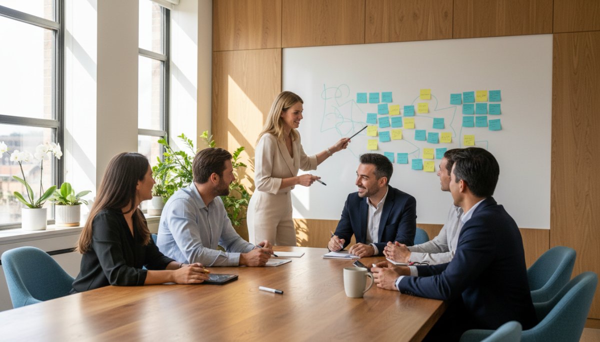 社内イベント企画会議の様子