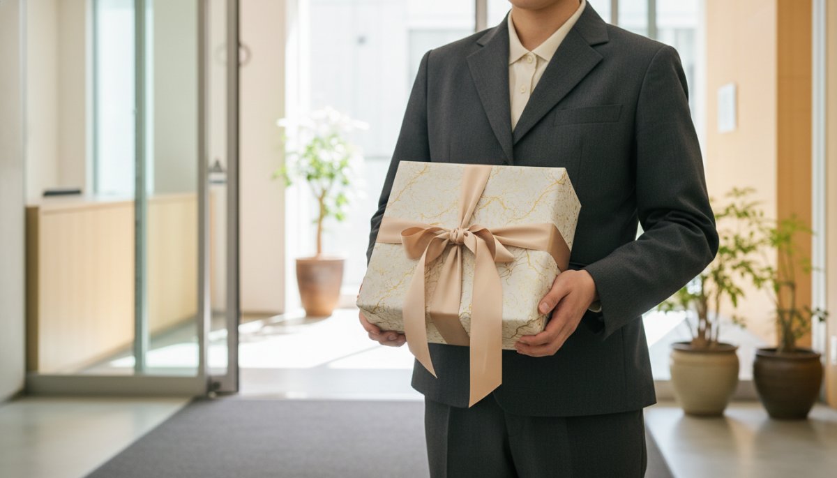 取引先へのギフト配送とタイミング