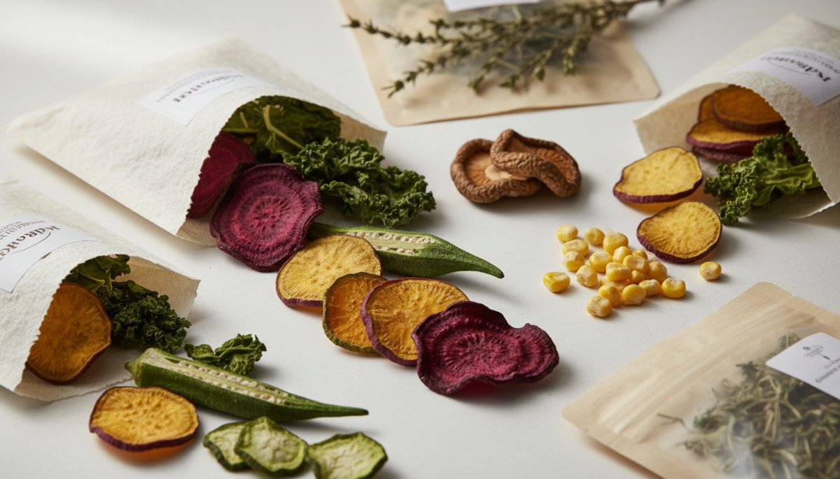 フリーズドライ野菜と乾燥野菜のノベルティ