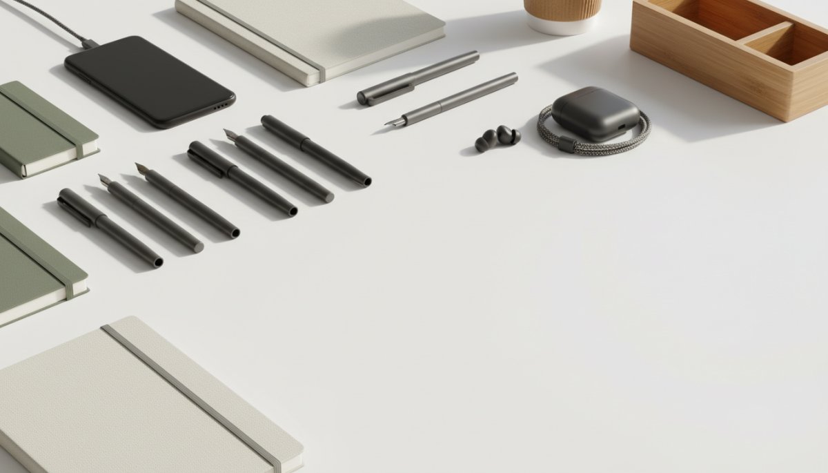 採用ノベルティとして人気の文具とモバイルグッズ