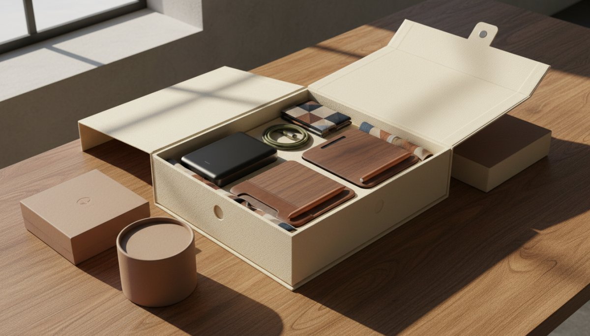 内定者向けノベルティギフトボックスのイメージ