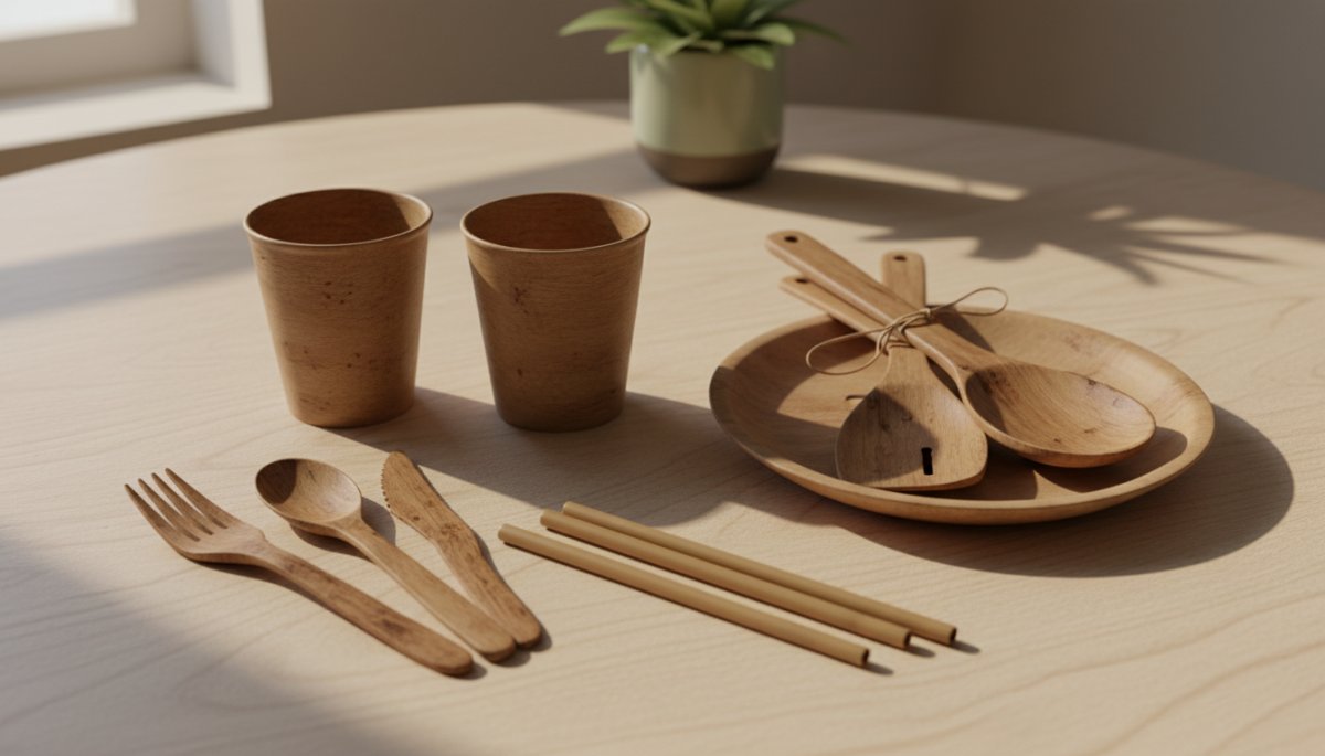 竹製カトラリー バンブーファイバー サステナブルノベルティ